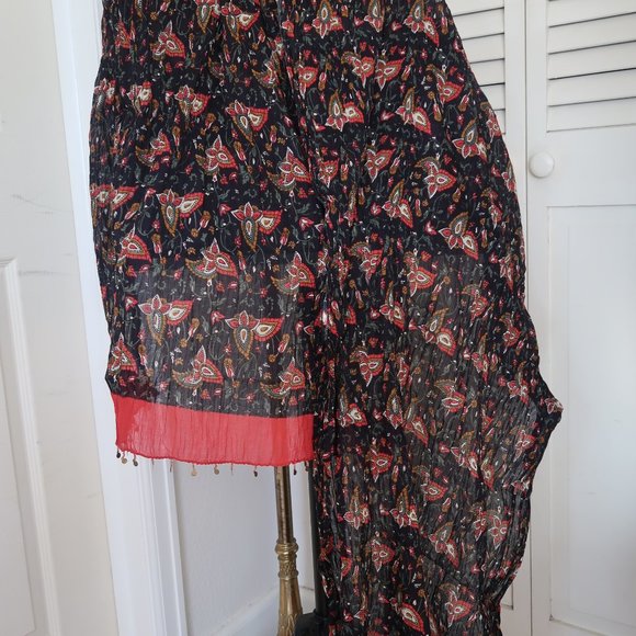 BEAUTIFUL INDIAN COTTON PAISLEY SCARF - Picture 1 of 3